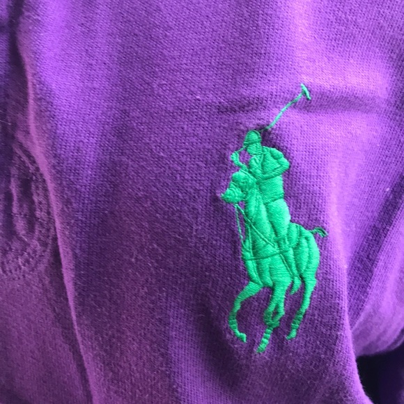 Men’s large Ralph Lauren polo rugby purple - Picture 2 of 7